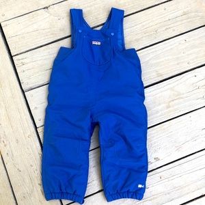 Patagonia Snow Pile Bibs in 18 months
